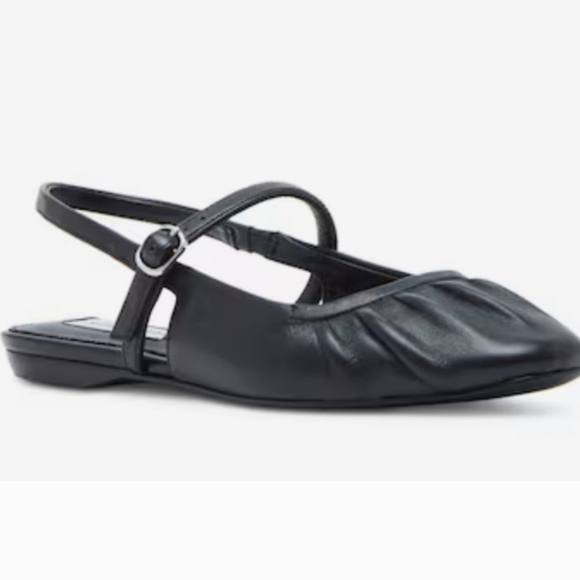 Steve Madden Garson Mary Jane Sling Back Leather Ballet Flats 10 - Picture 5 of 12